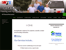 Tablet Screenshot of callkjthomas.com
